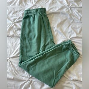 PacSun Green Elastic Waist Joggers